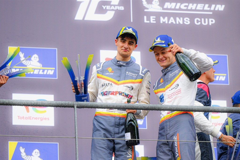 Succes på Spa - Podie til Sebastian Gravlund i Le Mans Cup. 
(Foto: FotoSpeedy)